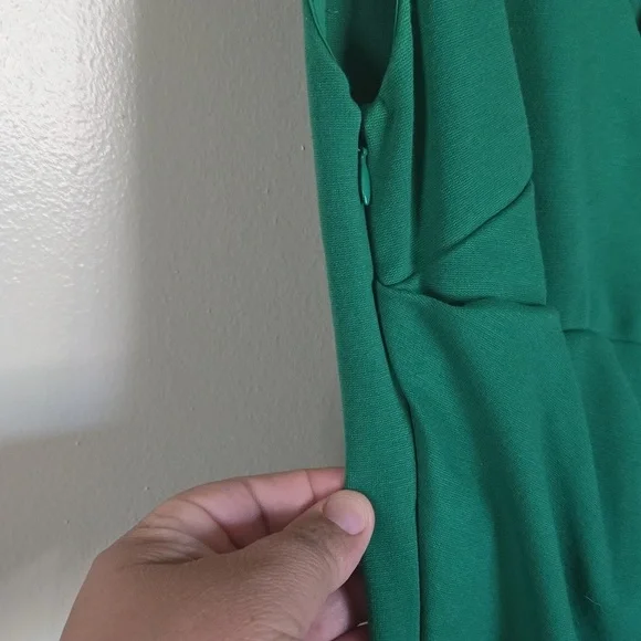 Diane Von Fursternberg Size S Elegant Green Dress Size P - Picture 4 of 7